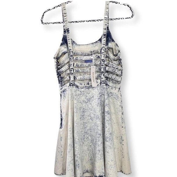 [[ MEBON by MACHINE JEANS ]]  NWT! : Cage Back Fit & Flare Stretch Dress :: Lg - Picture 4 of 9